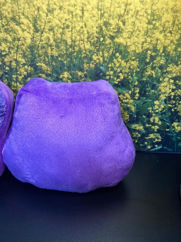 Lot de 2 créations déco en tissu coloré – papillon & monstre mignon - photo numéro 4