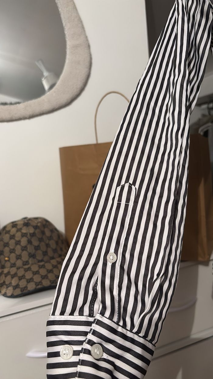 Chemise à rayures H&M T40 - photo numéro 2