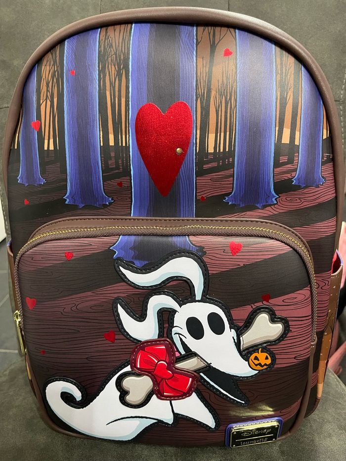 NBX - Zero - Sac à dos LoungeFly L´étrange Noël de Mr. Jack Full-Size Zero LF0125