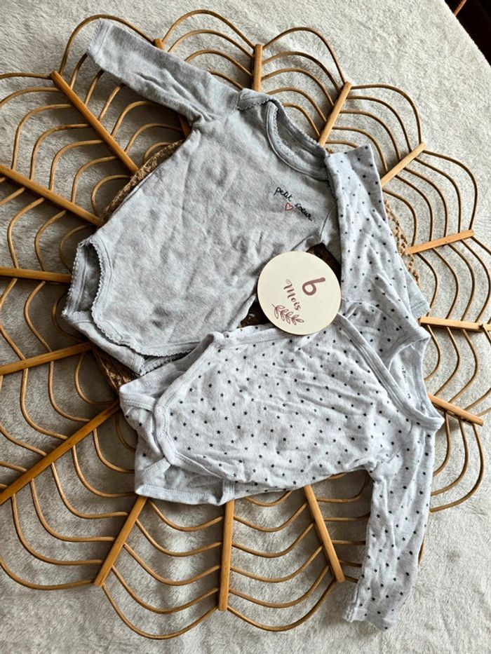 Lot de 2 body gris - photo numéro 2