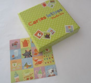 Cartes/Lettres pour enfant de Moulin Roty