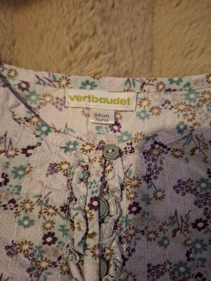 Chemisier fleuri - 3 ans - Vertbaudet - photo numéro 2