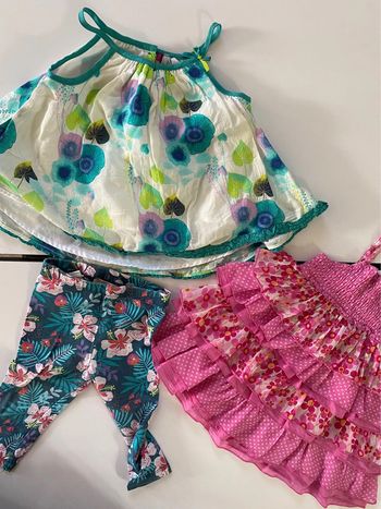 Lot robe legging 9 mois orchestra DPAM du pareil au même