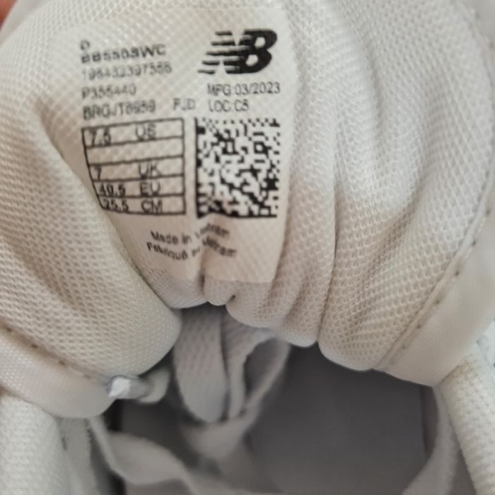 New balance 550 blanches et bleues 40,5 - photo numéro 9