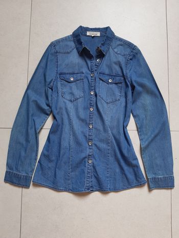 Chemise en jeans Cache-Cache taille 34 (XS)