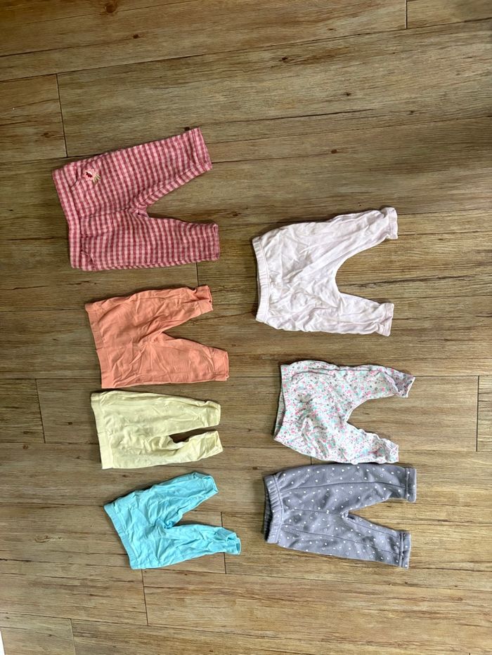 Lot 7 pantalons / leggings - photo numéro 2