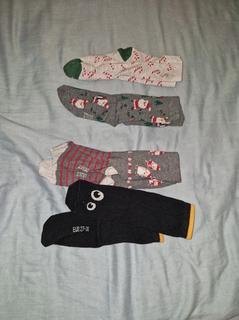 Lot 4 paires de chaussettes