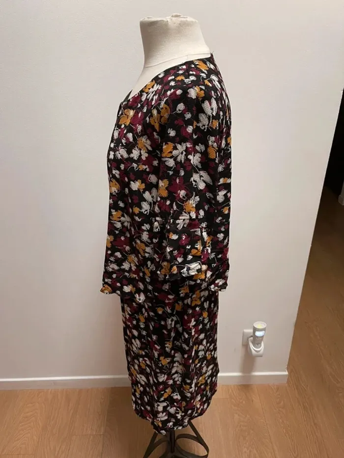Superbe Robe fluide fleurie XL 🌸 42 44 - photo numéro 8