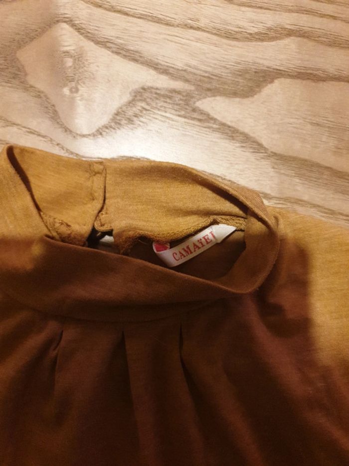 Sous-pull moutarde - photo numéro 5