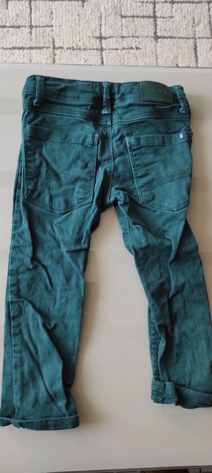 Pantalon vert foncé 18 mois okaidi - photo numéro 2