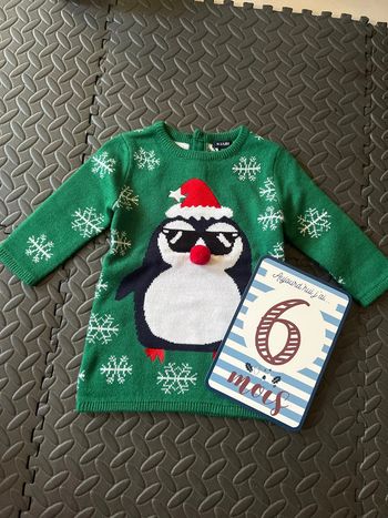 Robe hiver Pingouin Kiabi 6M