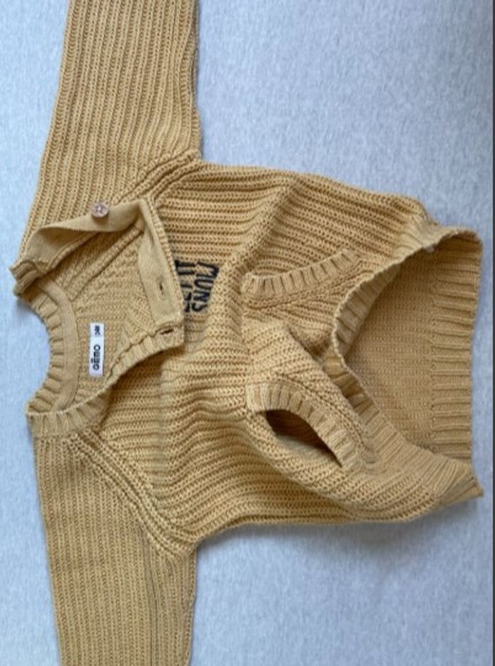 Pull en maille avec poche kangourou 24m 2a - photo numéro 3