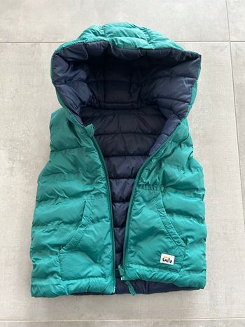 Doudoune sans manche réversible