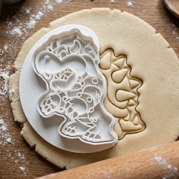 Emporte-pièce inspiré de Bowser Mario - Découpoir Pâtisserie, Biscuits et Pâte à Sucre