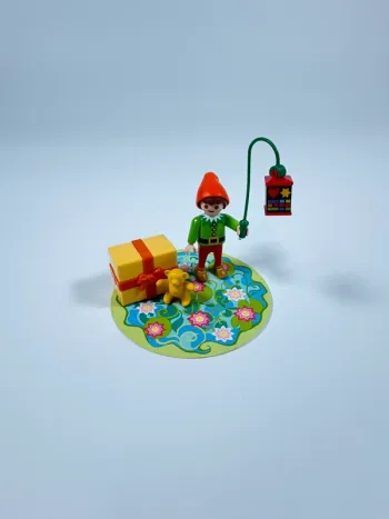 Playmobil Lutin avec cadeau jaune