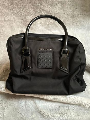 Sac à main Thierry Mugler noir – Comme neuf