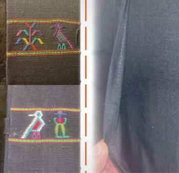 Pochette broderie vintage