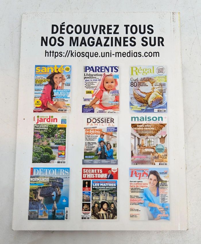 "Le bicarbonate, un super allié".
Santé magazine.
51 pages - photo numéro 2