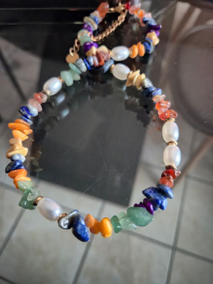 Collier cxl by Christian Lacroix Doré multicolore - photo numéro 2