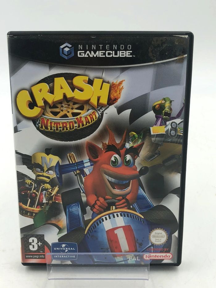 Jeu vidéo Crash Nitro Kart sur console Nintendo Game Cube