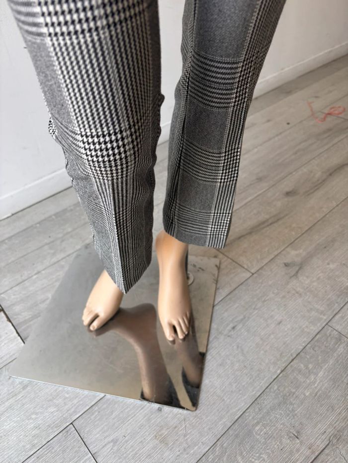 Pantalon écossais évasé neuf Zara - photo numéro 2