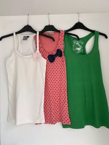 Lot de 3 débardeurs
