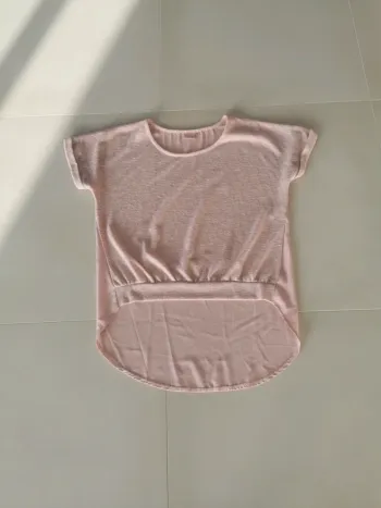 Tee-shirt bi matière rose influx taille 38-40