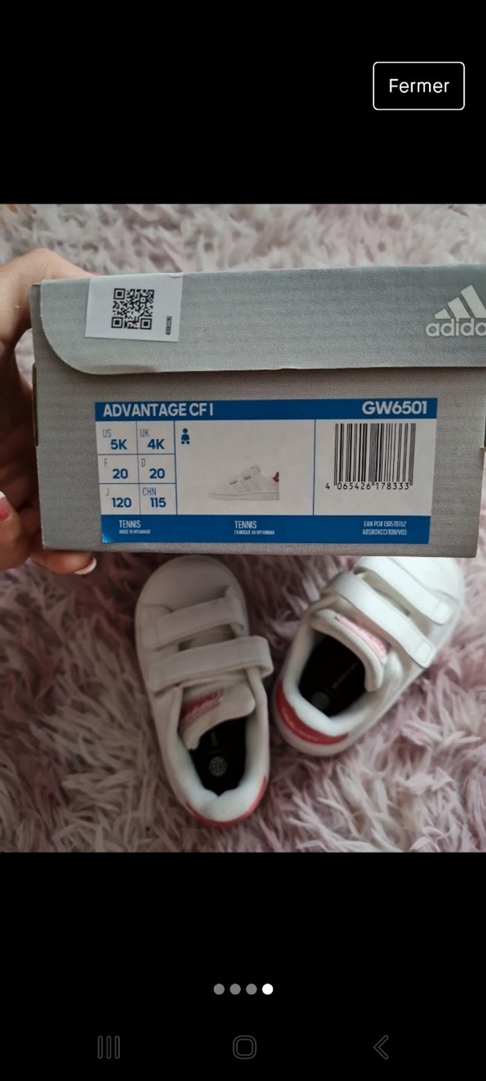 Basket Adidas taille 20 - photo numéro 4