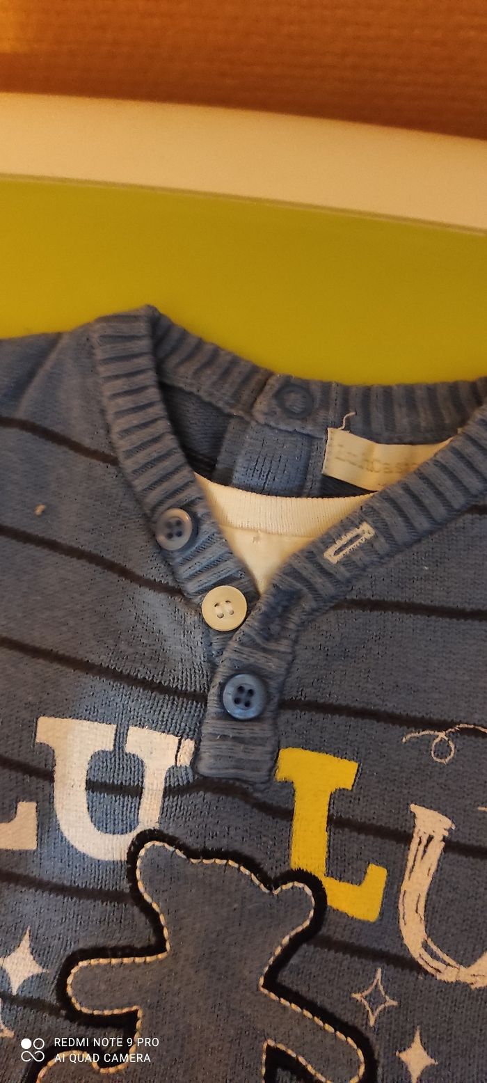 Ensemble pull lulu castagnette et jean 6 mois - photo numéro 4