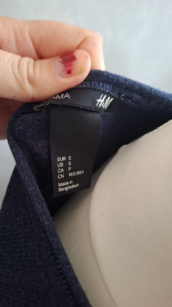 Pull maternité bleu - photo numéro 3