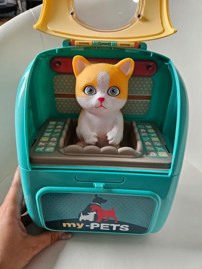 Jouet sac à dos chat - photo numéro 2