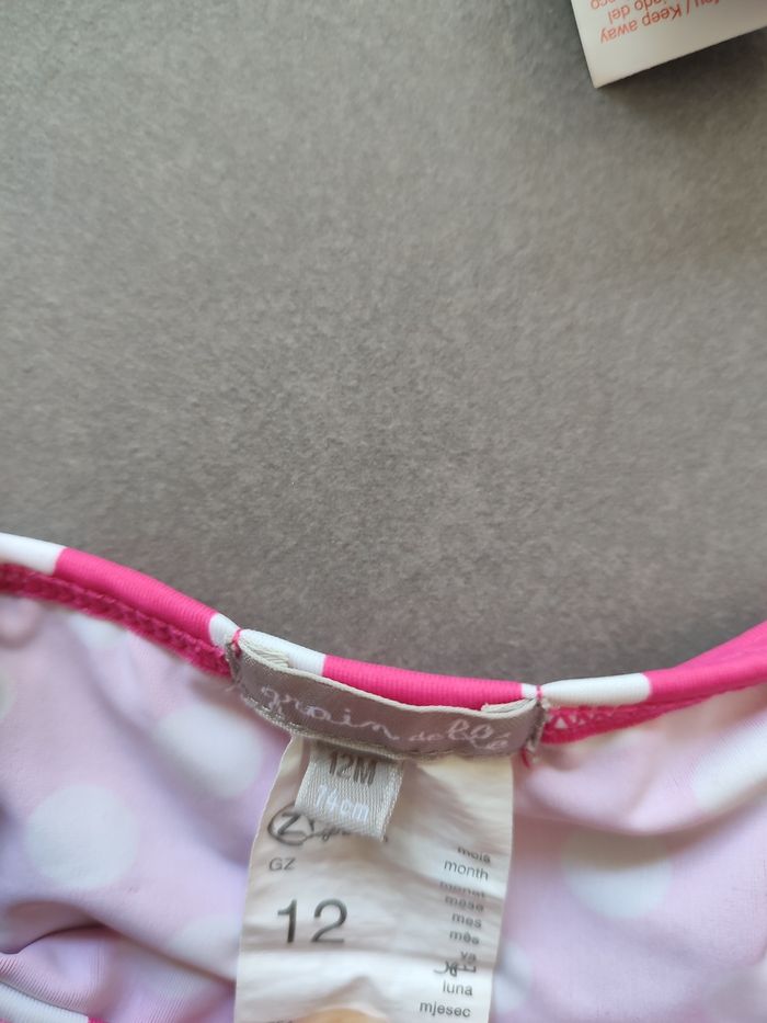 Maillot et bonnet de bain 12 mois - photo numéro 2
