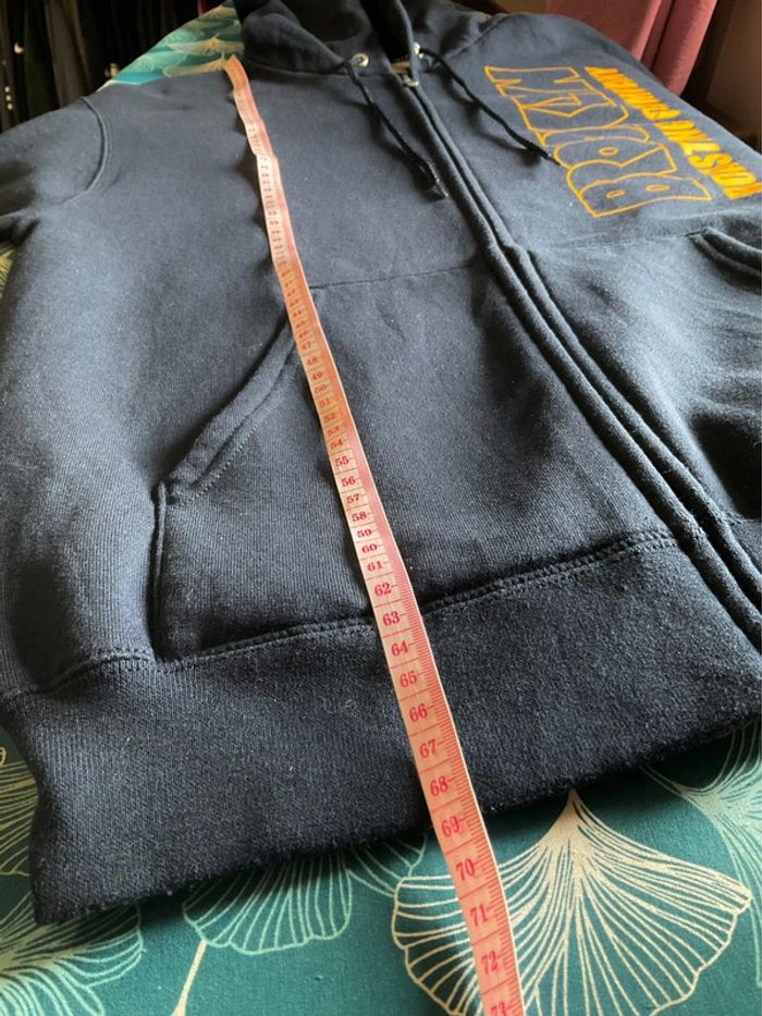 Sweat zippé à capuche bleu marine pour homme Champion Brooklyn Roasting Company taille S 265 - photo numéro 10