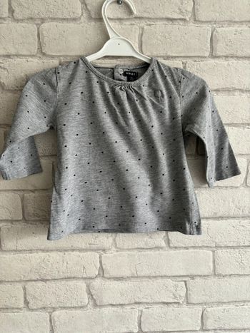 Haut manche longue kiabi 12 mois