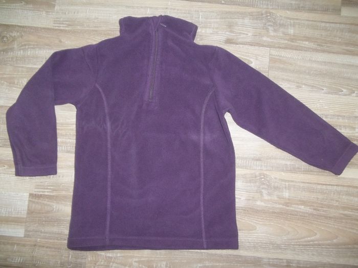 Polaire violette 6 ans U-Oxyg (Pull1)