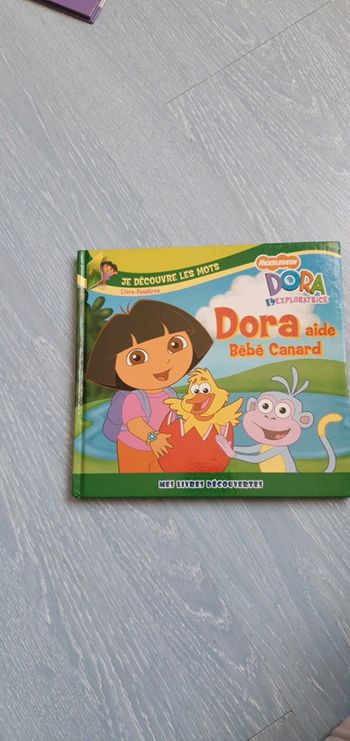 Livre fenêtres Dora aide bébé canard
