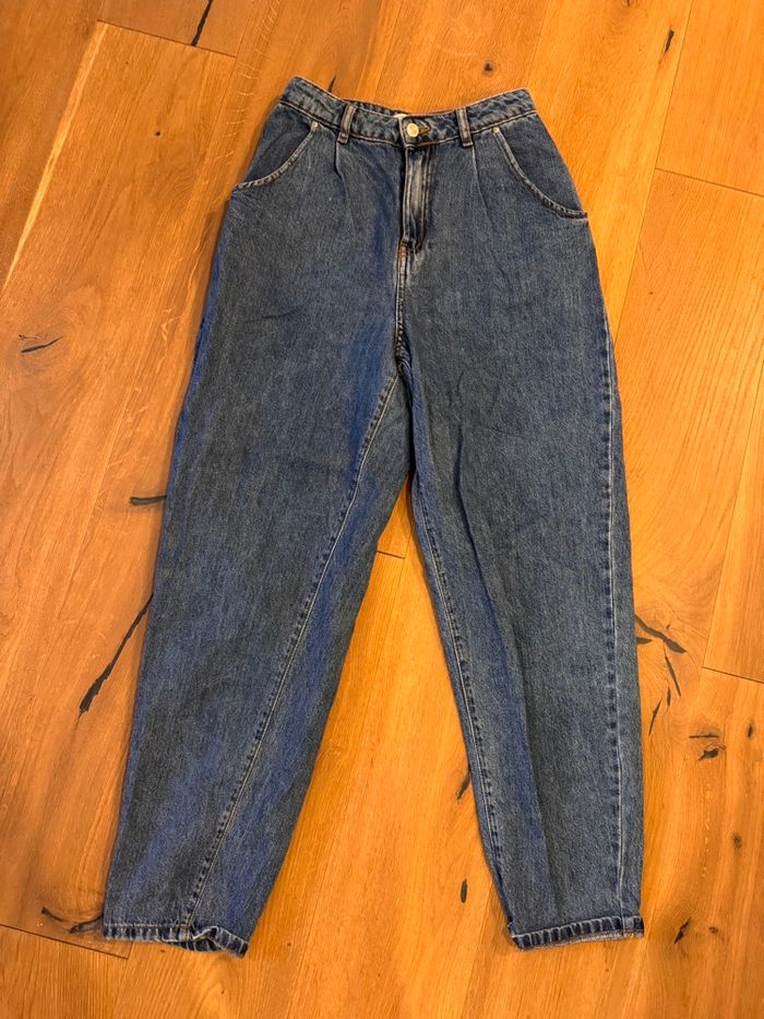 Jean Mom camaïeu brut