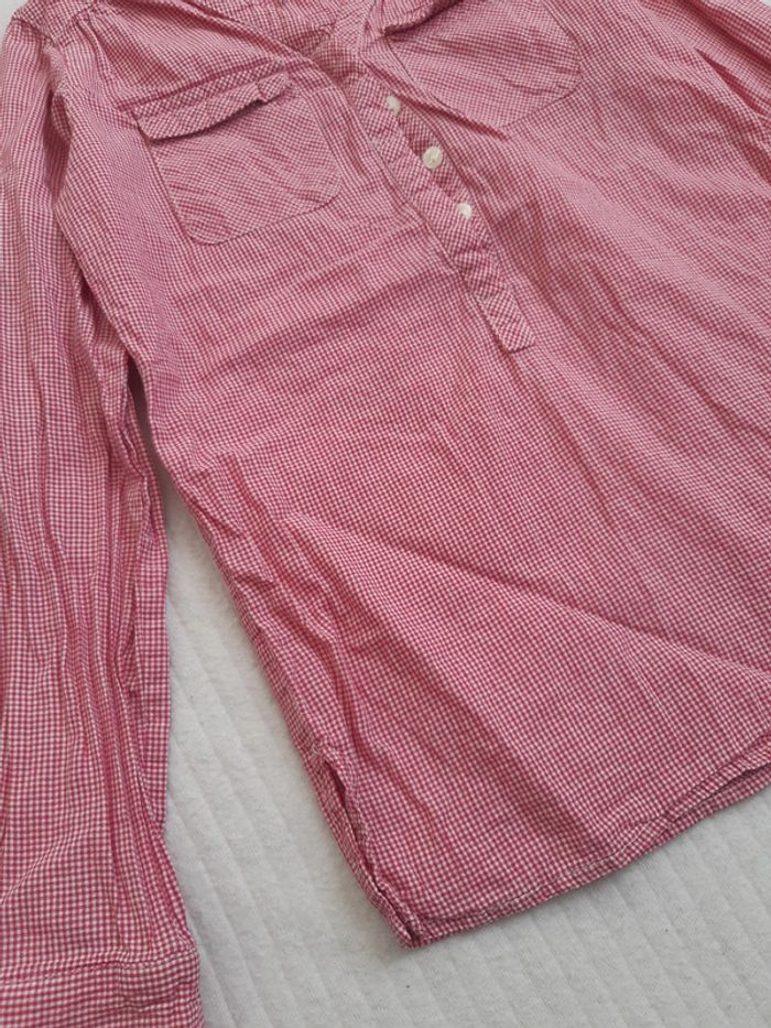 Blouse à petits carreaux Okaidi 8 ans - photo numéro 3