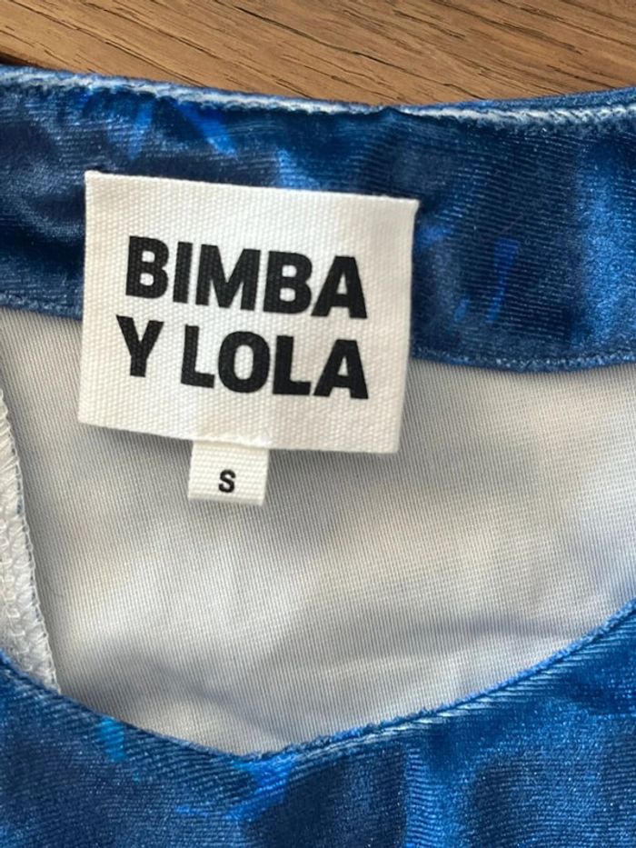 Robe moulante de couleur bleu violacé Bimba y Lola - photo numéro 4