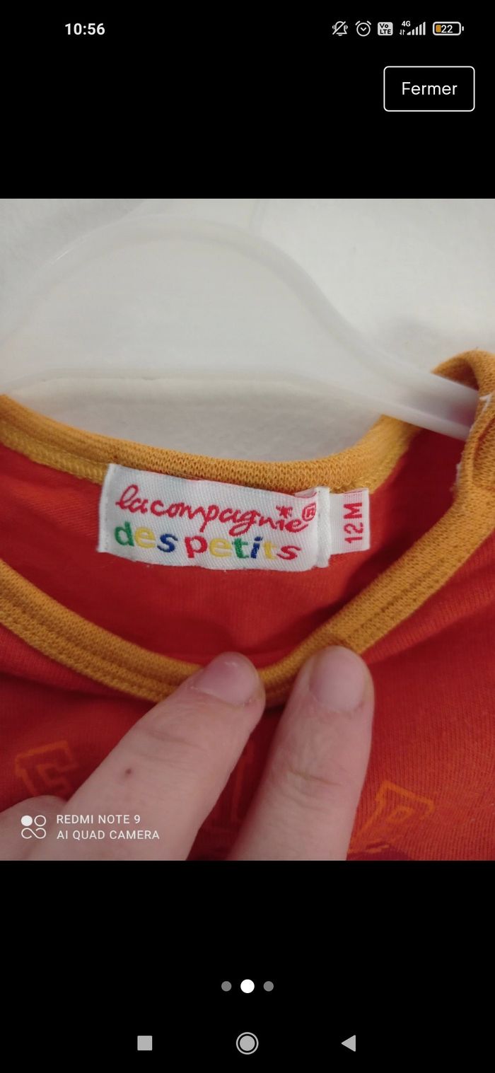 T-shirt la compagnie des petits 12 mois - photo numéro 2