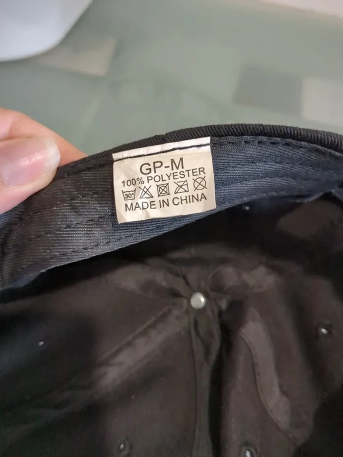 Casquette noire challenge taille M - photo numéro 4