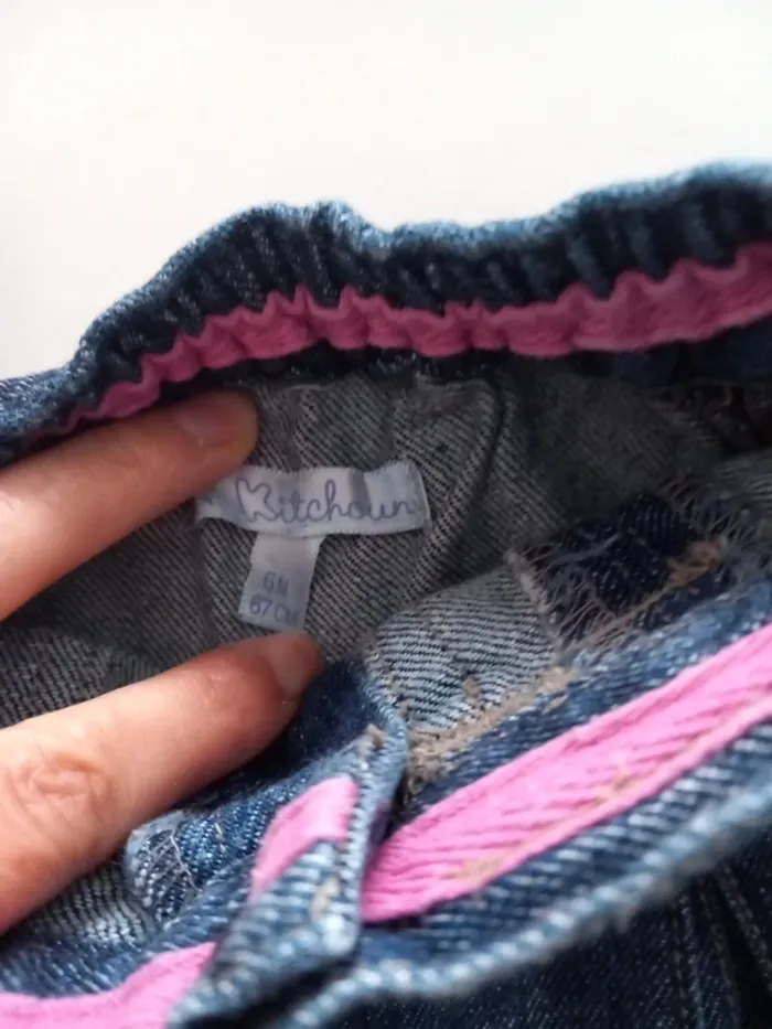 Jolie jupe en jeans Kitchoun - photo numéro 4