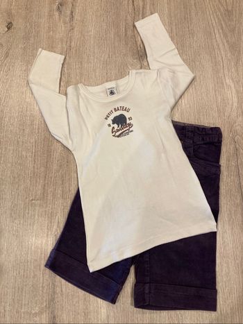 Ensemble Petit Bateau 4 ans