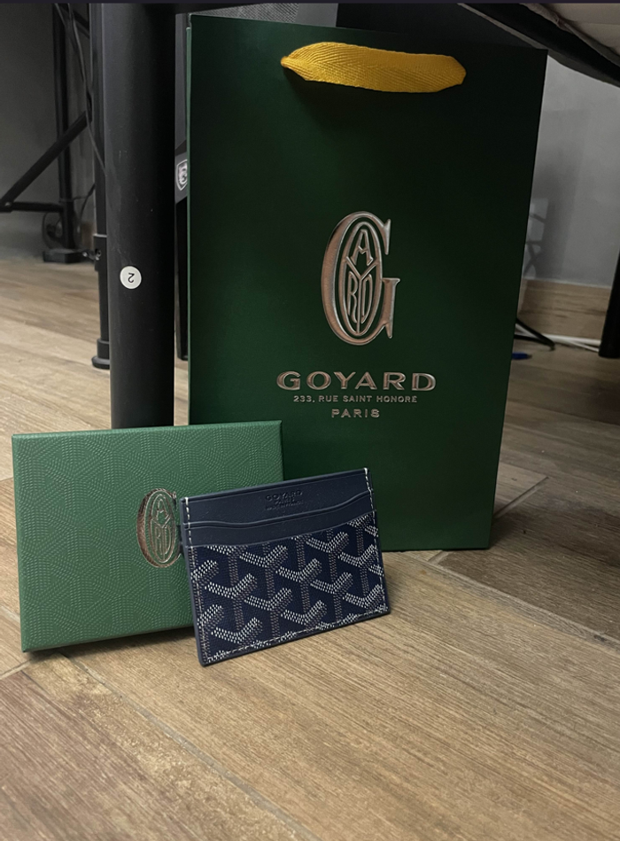 Porte Carte Goyard Bleu