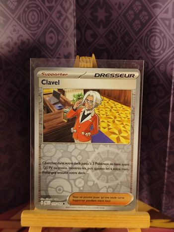 Clavel reverse dresseur 177/193 évolutions à Paldea