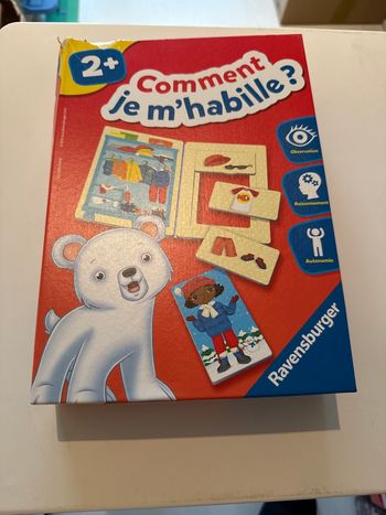 Ravensburger comment je m’habille boîte très abîmé