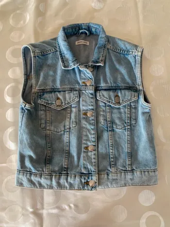 Veste en jean sans manche