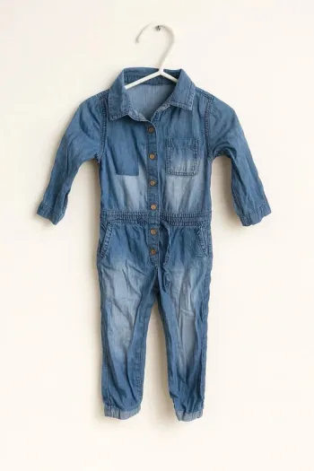 Combinaison en jean manches longues In Extenso – 3 ans