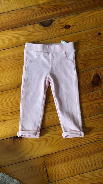 Jegging rose clair 9 mois