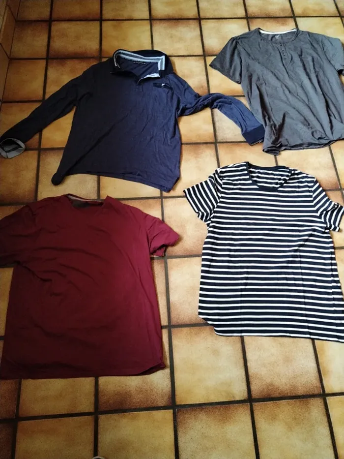 Lot de 4 tee shirt xxl